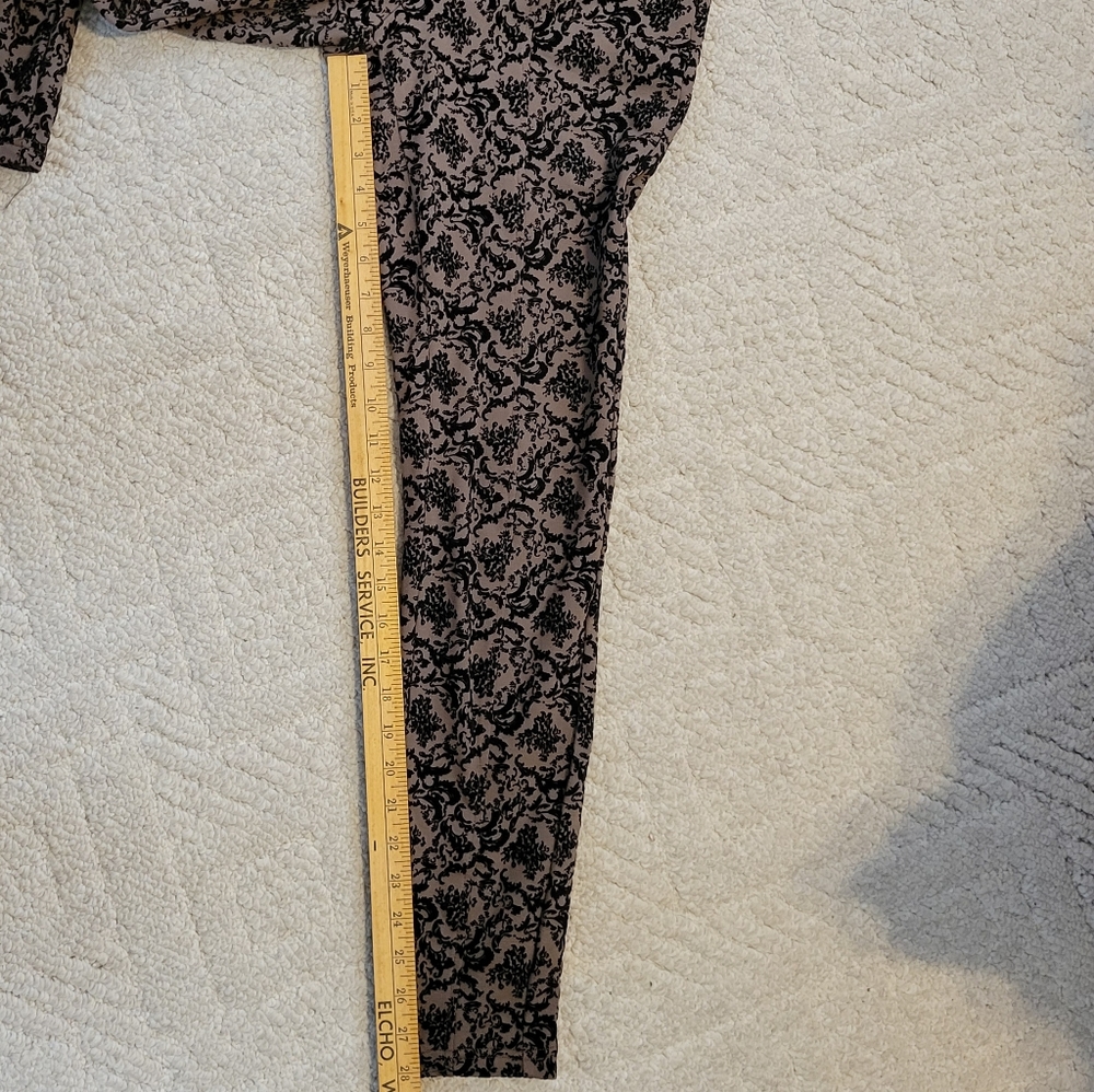 Fancy leggings with velvet design - Picture 9 of 9